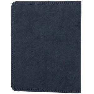 Kožená peněženka na karty - Nubuck Navy Blue