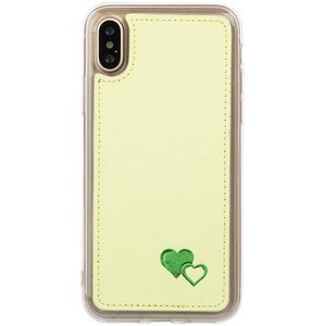 Ochranný kryt Back case - Pastel Lemon - Green Hearts