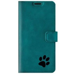 RFID Wallet case - tyrkysový - TPU Černá