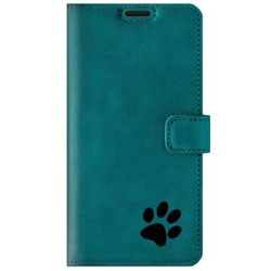 RFID Wallet case - tyrkysový - TPU Černá