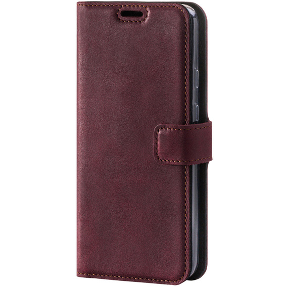 Wallet case - Burgundy - Transparentní TPU