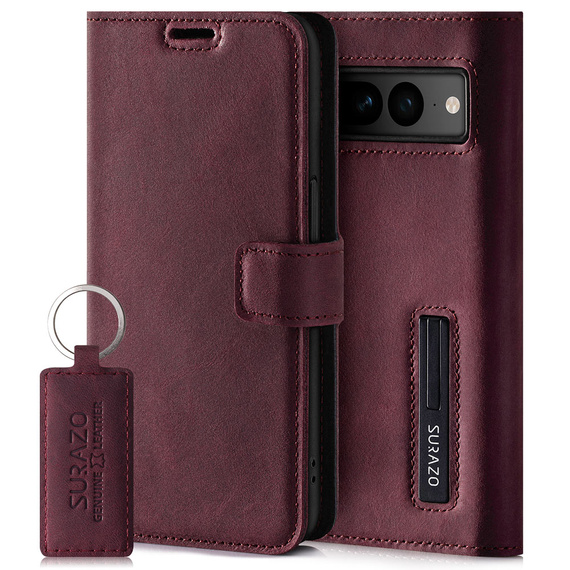 RFID Wallet case - Vínový - TPU Černá 